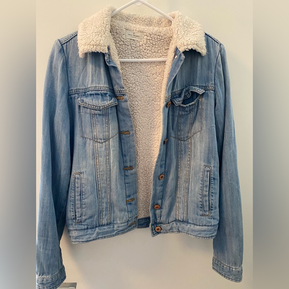 Thread & Supply Sherpa jean top